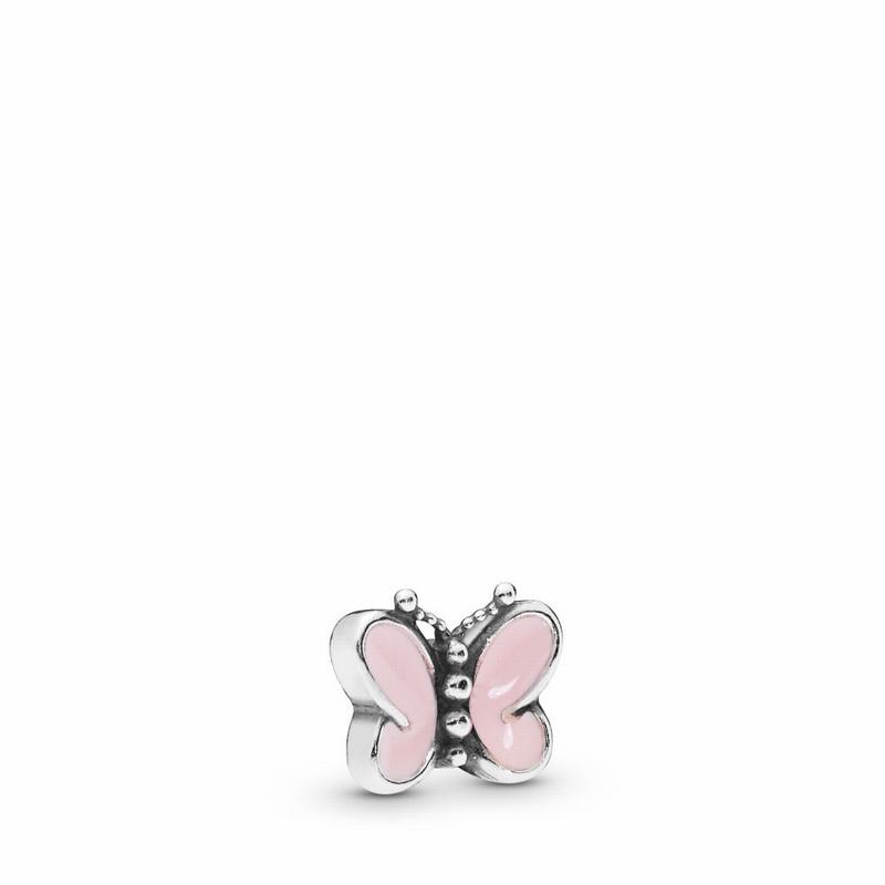 Pandora Pink Butterflies Petite Charm NZ, Sterling Silver (293760-LPF)